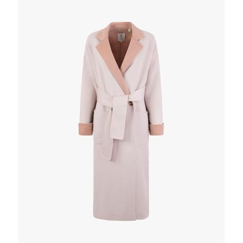 Bild von Anahh Flood Length Wool Coat – White – Ted Baker Coats